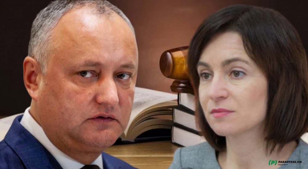 Dodon, indignat că Sandu nu a promulgat legea privind judecarea fugarilor